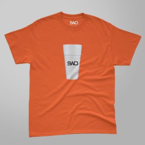 SWD Styrofoam cup tshirt - Orange