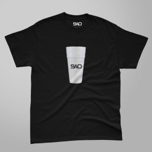 SWD Styrofoam cup tshirt - Black