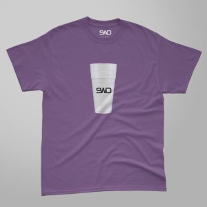 SWD Styrofoam cup tshirt - Purple