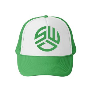 SWD logo Trucker hat - Green