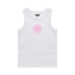 SWD logo tank top - White